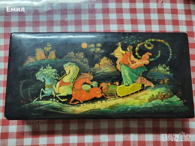 Колекционерска лакова кутия МСТЕРА СССР 