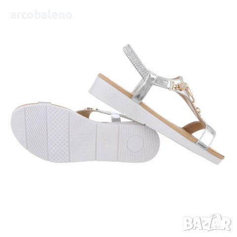 Дамски сандали на клин, 4цвята , снимка 3 - Сандали - 45497053