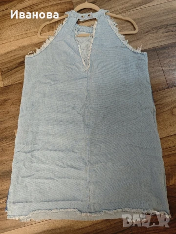 Дамска дънкова рокля , снимка 3 - Рокли - 50917716