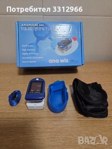 Пулсов оксиметър Anapulse 100. Това е пръстов пулсов оксиметър,