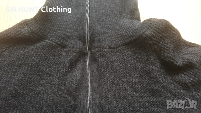 LANULLVA Hustadvika 2.0 Wool Sweater Half Zip 100% Merino Wool размер L / XL термо блуза - 2476, снимка 6 - Пуловери - 54160685