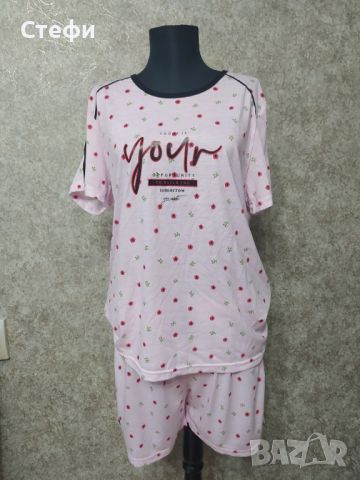 Дамска лятна пижама 2XL/3XL / 5XL, снимка 2 - Пижами - 46198083