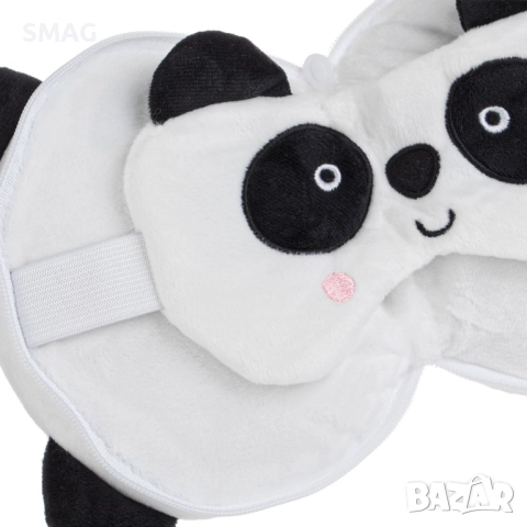 Пътна възглавница с маска за сън Панда_1240931, снимка 6 - Други - 52303767