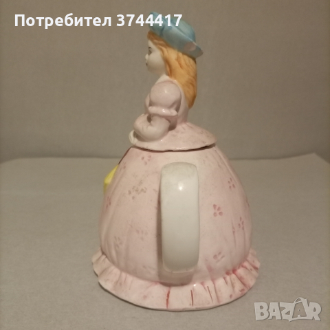 Рядка находка Очарователен винтаж чайник изработен от Shawnee Pottery само за декоративни цели , снимка 3 - Декорация за дома - 44961675