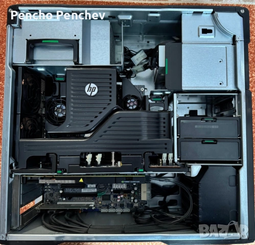 Продавам компютър HP Z620 Workstation, 2x E5 2620, 12C, 24T, 32 GB RAM, снимка 4 - Работни компютри - 53827587