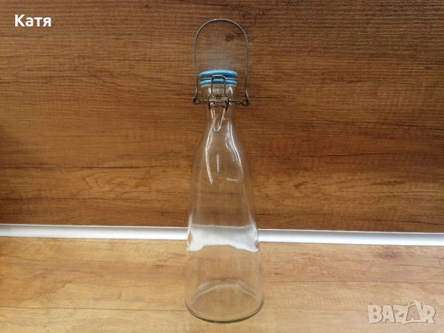 Бутилка с плътно затваряне Clear 1 L, снимка 3 - Други - 50599708