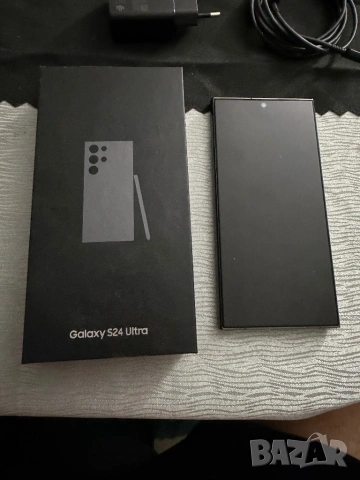 Samsung Galaxy S24 Ultra 256GB Titanium Black• Като нов • Гаранция • Плен комплект + кальфи, снимка 8 - Samsung - 54248393
