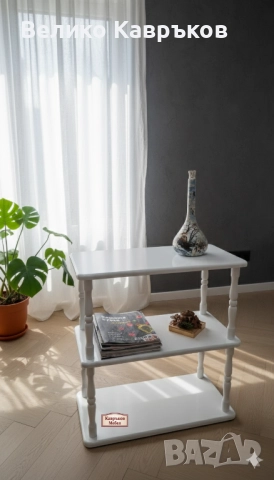 Етажерка,бяла., снимка 3 - Етажерки - 51025209