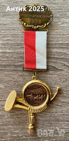 Паметна значка-медал „5. Europäische Inntal-Volkswanderung 1973“, Германия