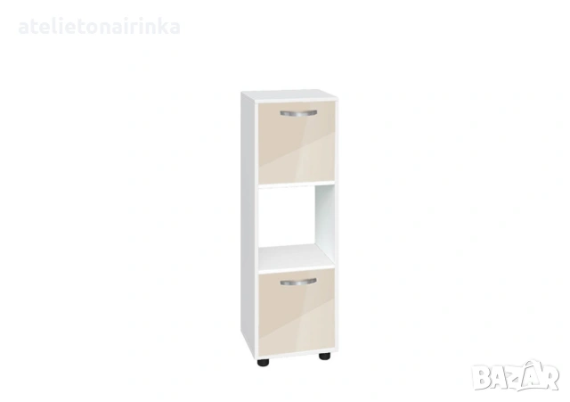 Етажерка Кубо 3 с две вратички постформинг, снимка 3 - Етажерки - 53875542