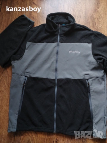 columbia hybrid fleece jacket - мъжко поларено яке Л, снимка 6 - Якета - 53155620