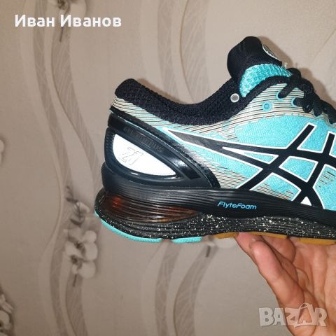 маратонки Asics Gel Nimbus 21 Winterized  Ice Mint  номер 39,5, снимка 4 - Маратонки - 37320732