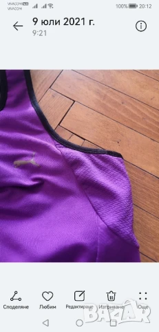 Оригинални дамски спортни потници Nike и Puma размер М , снимка 7 - Потници - 50728946