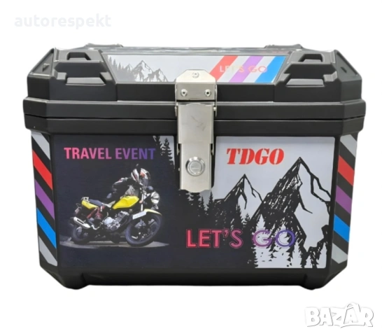 Куфар за мотоциклет ,куфар за скутер, куфар за мотор 57 литра, снимка 2 - Аксесоари и консумативи - 54093215