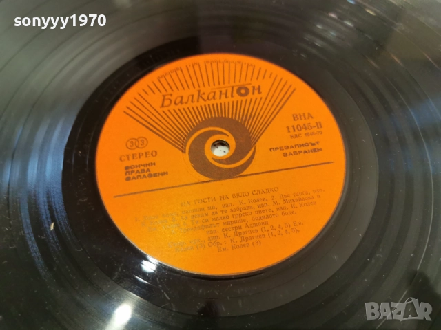 НА ГОСТИ НА БЯЛО СЛАДКО 2812251634, снимка 11 - Грамофонни плочи - 52920773