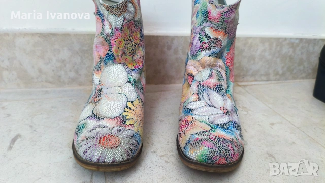 Дамски кожени боти 36 номер, снимка 3 - Дамски боти - 54007470