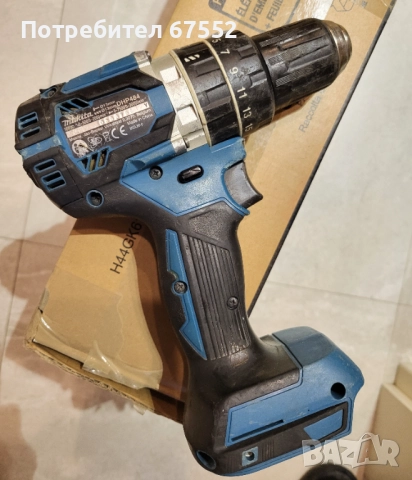 Безчетков ударен винтоверт Makita DHP484. Само тяло. 55€ (цената е крайна!), снимка 3 - Винтоверти - 52997266
