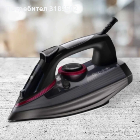 Ютия Voltz, 2600W, 300мл., Черен, 2 ГОДИНИ ГАРАНЦИЯ, снимка 7 - Ютии - 51219578