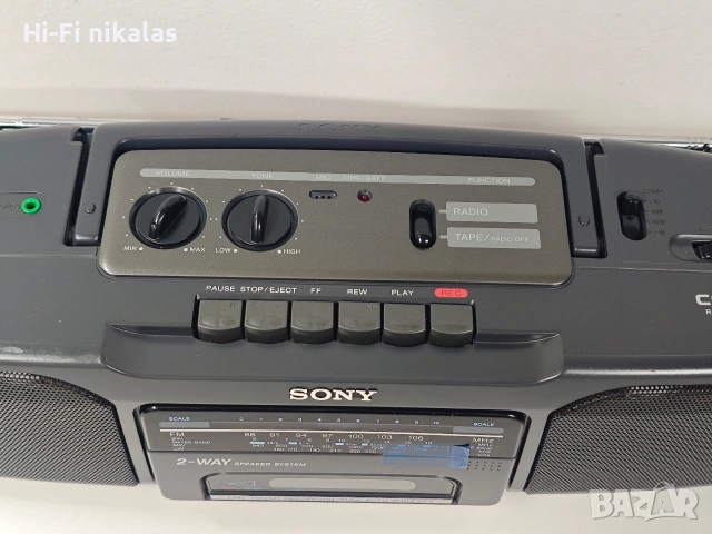 FM радио касетофон SONY CFS-200L, снимка 4 - Радиокасетофони, транзистори - 53530773