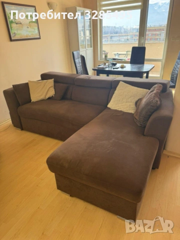 Диван, разтегателен, снимка 2 - Дивани и мека мебел - 54246473