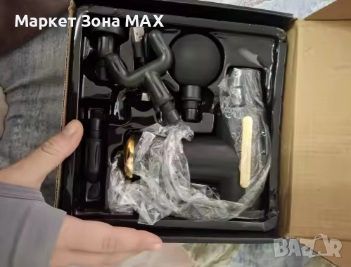 2026 Оригинален Масажор за цяло тяло Massage Gun – ефективно облекчение и релакс 5 скорости, снимка 2 - Масажори - 52919683