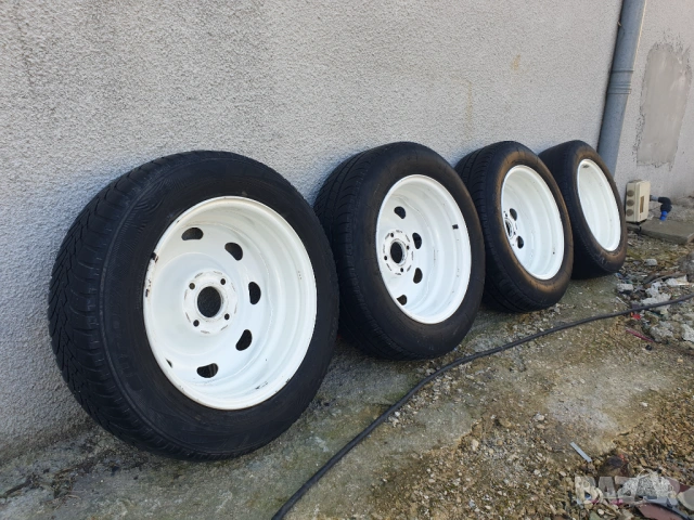 Джанти с гуми за Citroen 4x108 15“ прахово боядисани, снимка 5 - Гуми и джанти - 53669613