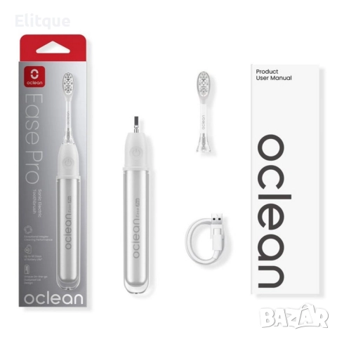Електрическа четка за зъби Oclean X Ease Pro, 1бр. накрайник, 5 режима, снимка 7 - Други - 52710188