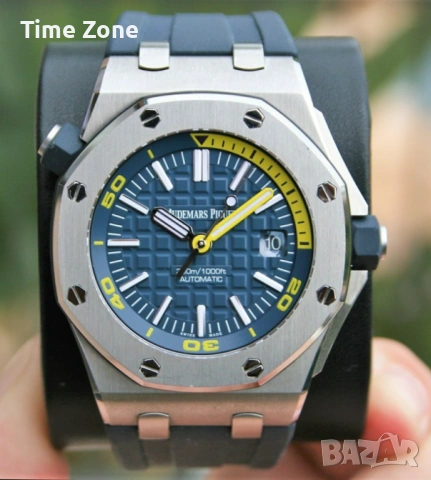 Audemars Piguet Royal Oak Offshore Diver 42mm Steel Grey Dial Automatic Различни Варианти, снимка 12 - Мъжки - 54044417