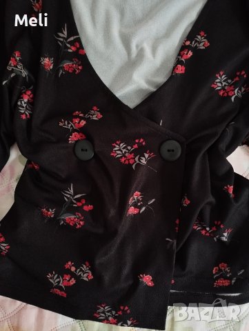 Дамска елегантна блузка с разкроени ръкави, снимка 4 - Блузи с дълъг ръкав и пуловери - 45054049