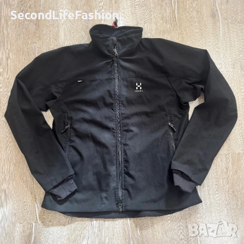 Дамско яке HAGLÖFS Gore Windstopper черно с лого ветроустойчиво размер S