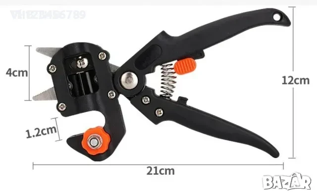 Ножица за ашладисване - с 3 приставки PREMIUM, снимка 4 - Градински инструменти - 50785812
