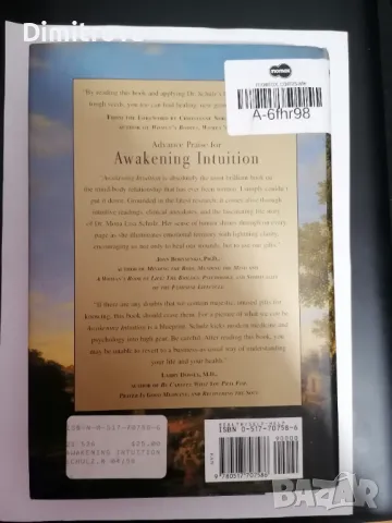 Mona Lisa Schulz - "Awakening Intuition: Using Your Mind-Body Network for Insight and Healing" , снимка 2 - Езотерика - 48549911