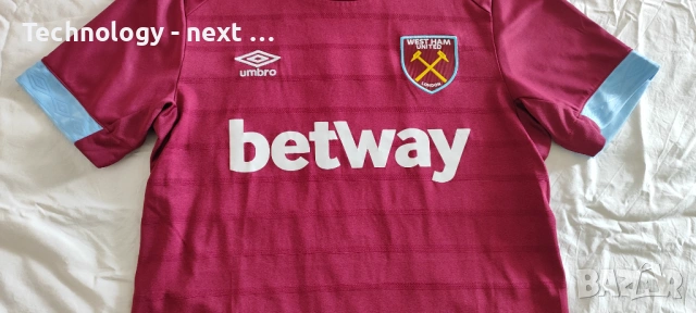 Оригинална футболна тениска Уест Хям Юнайтед за сезон 2023/2024, снимка 5 - Футбол - 53703319