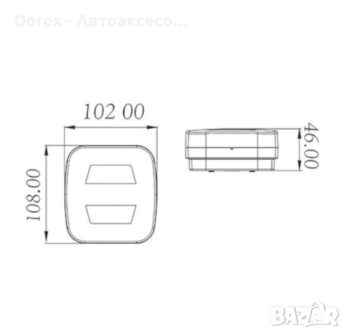 Комплект безжични преносими LED стопове с магнит 12-24V - неон ефект за ремарке и каравана, снимка 6 - Аксесоари и консумативи - 53857136