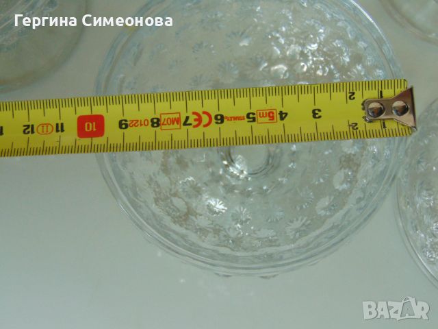 Стъклени чаши за сладолед, мелба или др., снимка 4 - Чаши - 45146877
