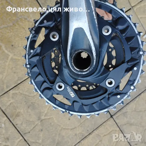 Курбел за велосипед колело Shimano deore fc m 612, снимка 5 - Части за велосипеди - 47203216