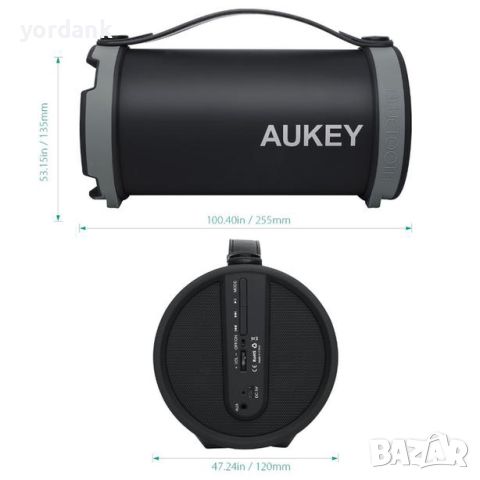 AUKEY SK-M18 Bluetooth портативна колонка, снимка 6 - Bluetooth тонколони - 46039761