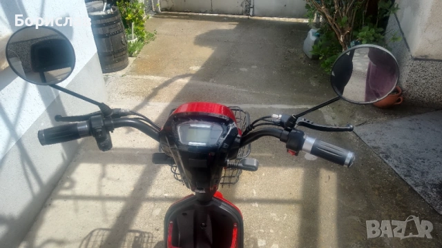 Електрически скутер-велосипед, снимка 4 - Мотоциклети и мототехника - 54180791