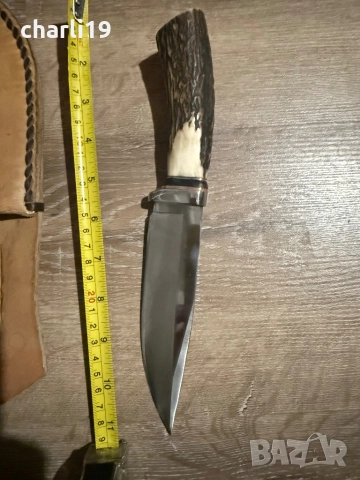 Много здрав ръчно изработен ловен нож, снимка 10 - Ножове - 52861301