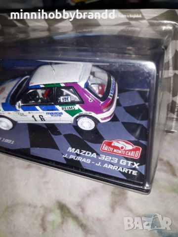 Renault 5 Turbo Mazda 323 GTX Ford Escort RS Cosworth  1.43 Rally Monte Carlo  Eaglemoss , снимка 9 - Колекции - 46682238