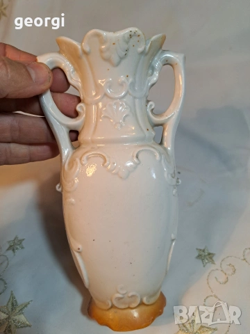 Стара порцеланова ваза 34/1, снимка 6 - Декорация за дома - 53565489