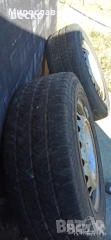 2 бр. гуми с джанти за Мерцедес вито 205.65.16C , снимка 2 - Гуми и джанти - 51896009