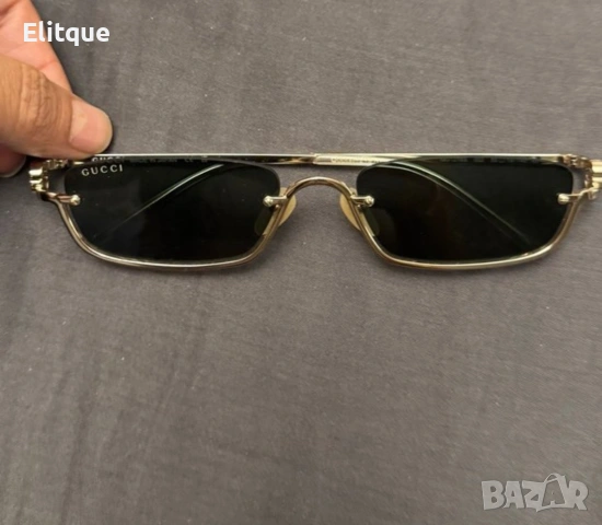 очила с черен обикновен калъф и ув защита Gucci, снимка 6 - Слънчеви и диоптрични очила - 53225370