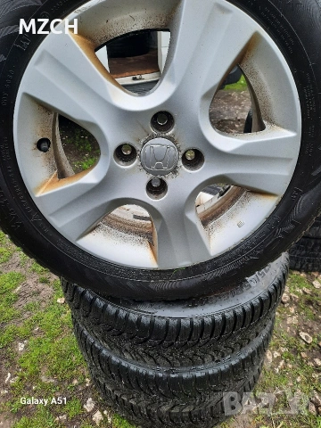 ляти джанти с гуми 4×100 за ХОНДА , снимка 2 - Гуми и джанти - 54062646