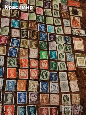 Винтидж ПОЩЕНСКИ марки Елизабет , снимка 5 - Филателия - 52938642