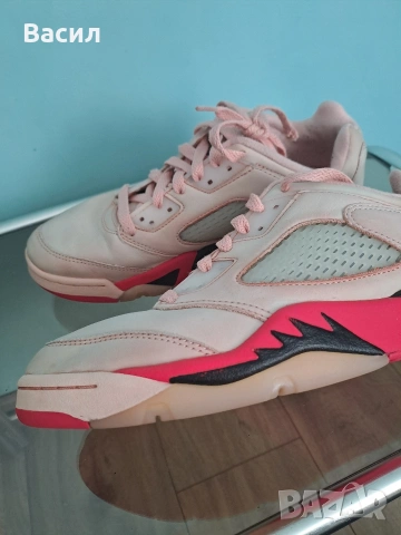 Дамски маратонки Jordan Air Jordan 5 pink 40' Air Jordan 5 Low "Arcti, снимка 3 - Маратонки - 53753659