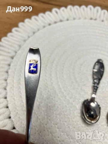 Посребрени колекционерски лъжички, снимка 3 - Колекции - 50896273