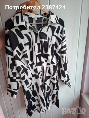 Сатенена рокля H@M , снимка 2 - Рокли - 53253219