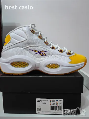 Продавам нов оригинален Reebok Question mid FX 4278., снимка 1 - Маратонки - 48029544