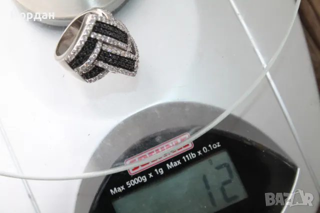 Дамски сребърен пръстен с камък, снимка 10 - Други стоки за дома - 49753850